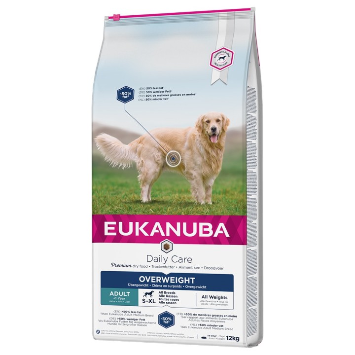 12 kg / 15 kg Eukanuba Daily Care zum Sonderpreis! - 12 kg Overweight Adult