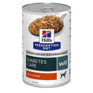 10 + 2 gratis! 12 x 350 g / 360 g / 370 g Hill's Prescription Diet - w/d Diabetes Care mit Huhn 12 x 370 g