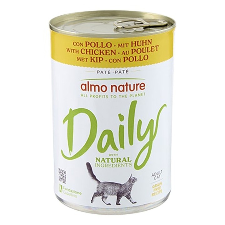 5 + 1 gratis! 6 x 400 g Almo Nature Daily Menu  - Huhn
