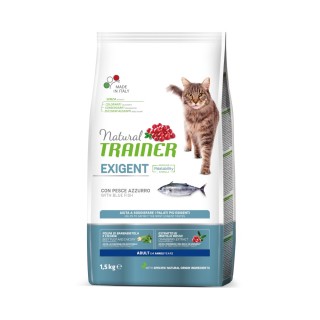 600 g gratis! 2 x 1,5 kg Natural Trainer - Adult Exigent mit Blaufisch