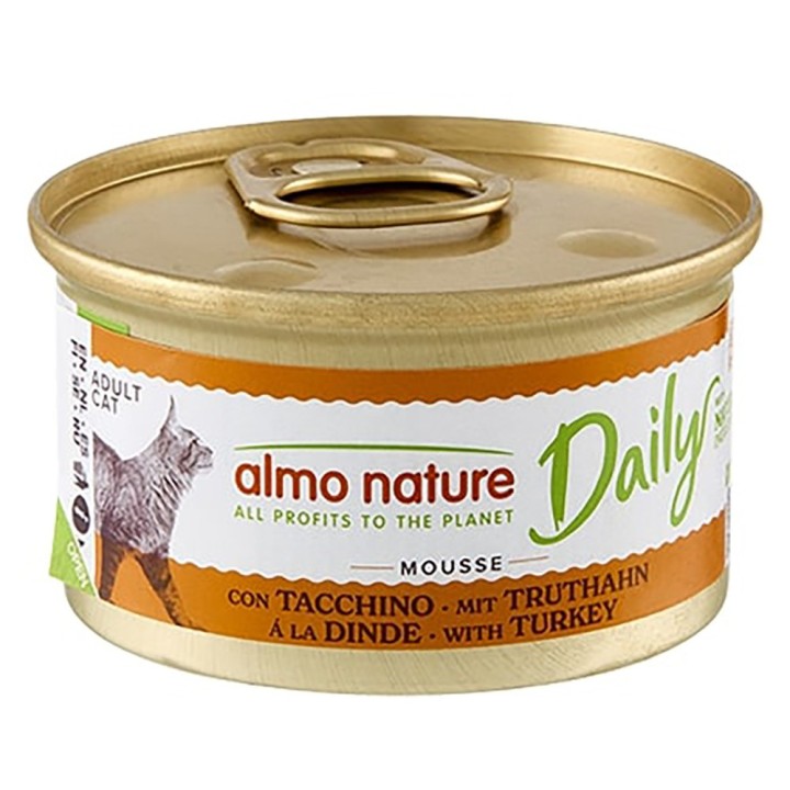 5 + 1 gratis! 6 x 85 g Almo Nature Daily Menu in Mousse - mit Truthahn