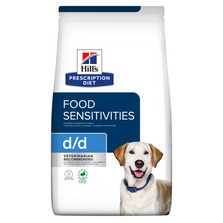 HILL'S Prescription Diet Canine d/d Duck&amp,Rice 1,5 kg Futter zur Stärkung der Hundehaut