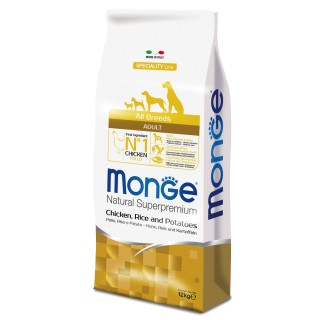 Monge Super Premium Huhn, Reis & Kartoffel - 12 kg