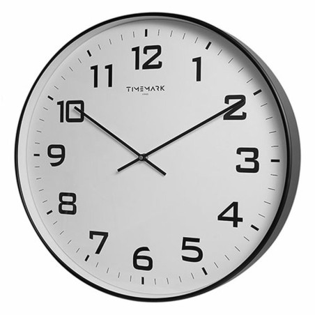 Wanduhr Timemark Schwarz 50 x 50 cm