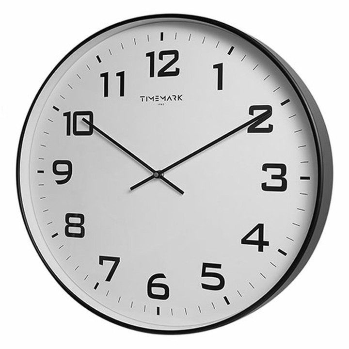 Wanduhr Timemark Schwarz 50 x 50 cm