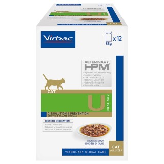 Virbac Veterinary Cat Urology Dissolution & Prevention - 12 x 85 g