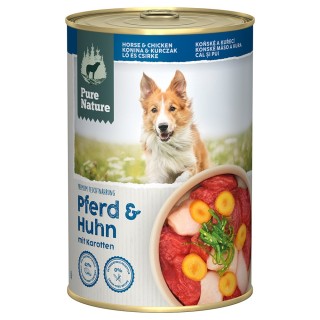 Pure Nature Adult 6 x 400 g - Pferd & Huhn