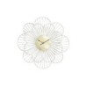 Wanduhr DKD Home Decor Blume Gold Metall Moderne (57 x 4 x 57 cm)