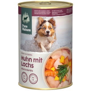 Pure Nature Adult 6 x 400 g - Huhn mit Lachs & Rind