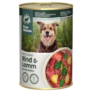 Pure Nature Adult 6 x 400 g - Rind & Lamm