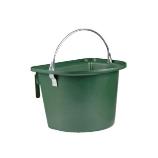 Futtertrog für Rinder Pferd mit Bügel und Aufhängehaken Horizont