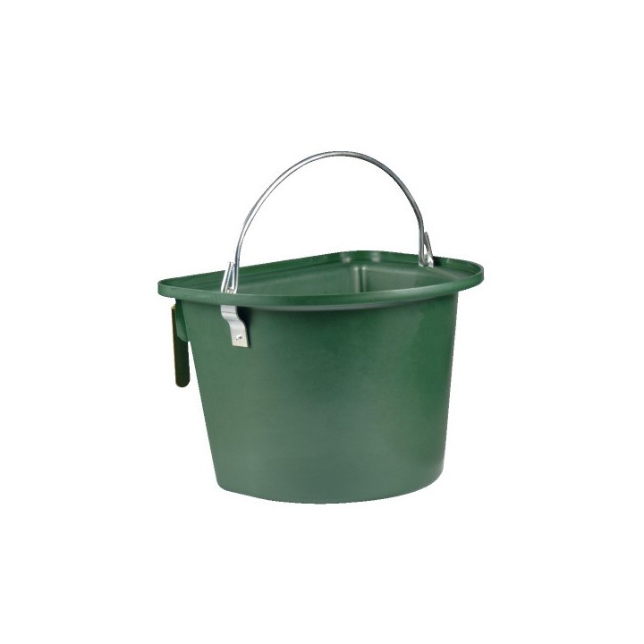 Futtertrog für Rinder Pferd mit Bügel und Aufhängehaken Horizont