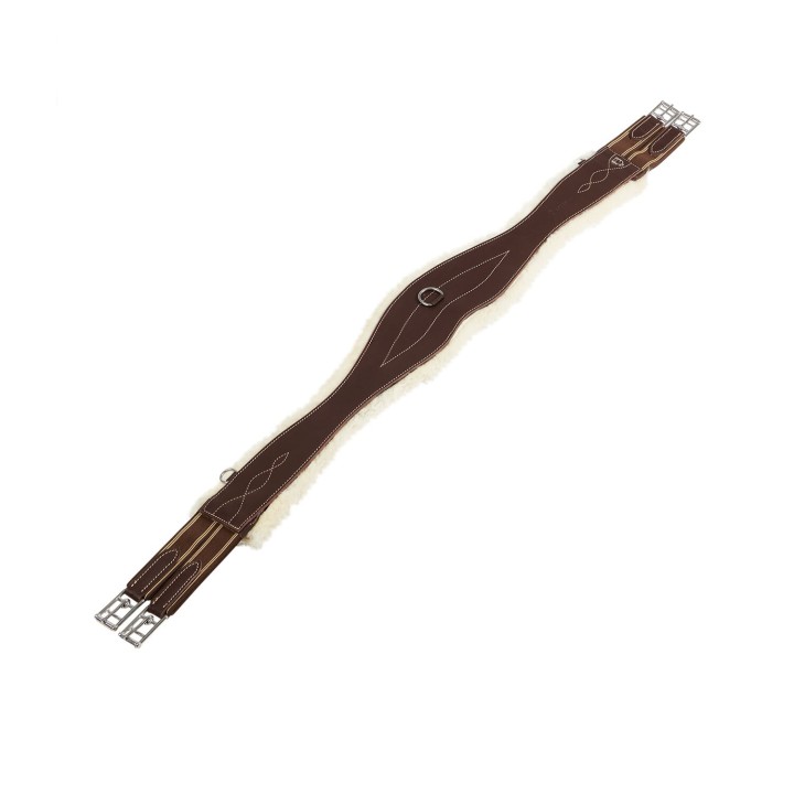 Sattelgurt aus synthetischem Lammleder Equestro