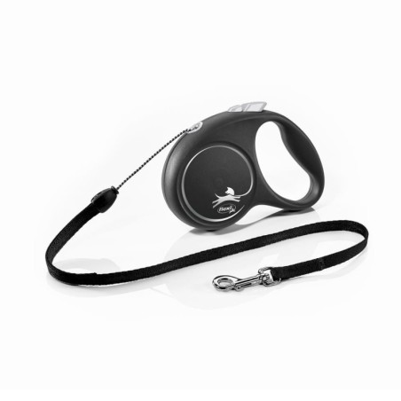 FLEXI Black Design S Seilleine 5 m Schwarz