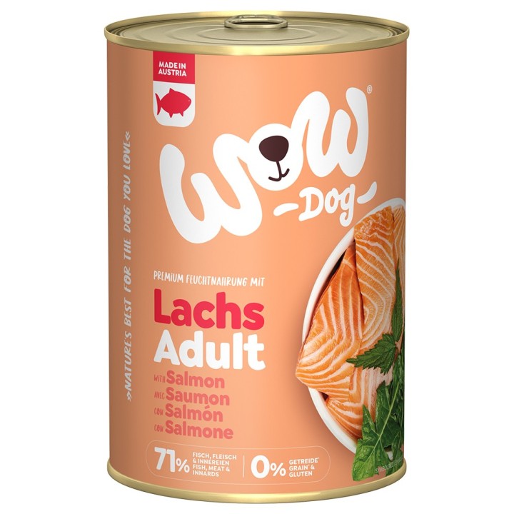 WOW Adult 6 x 400 g - Lachs