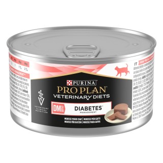 PURINA PRO PLAN Veterinary Diets Feline DM ST/OX Diabetes Management Mousse - 24 x 195 g