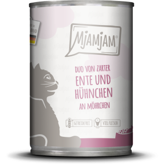 Mjamjam Ente, Huhn und Karotte - 400 g