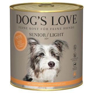 Dog´s Love Senior/Light Pute - 6 x 800 g