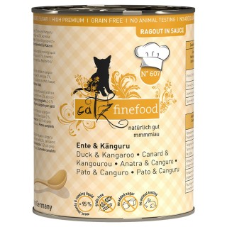 catz finefood Ragout 6 x 380 g - No.607 Ente & Känguru