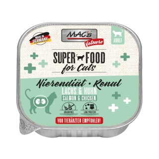 MAC's Vetcare Katze Nierendiät / Renal - Lachs & Huhn (16 x 100 g)