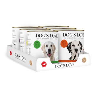 Dog´s Love Adult 6 x 800 g - Mixpaket (6 Sorten)