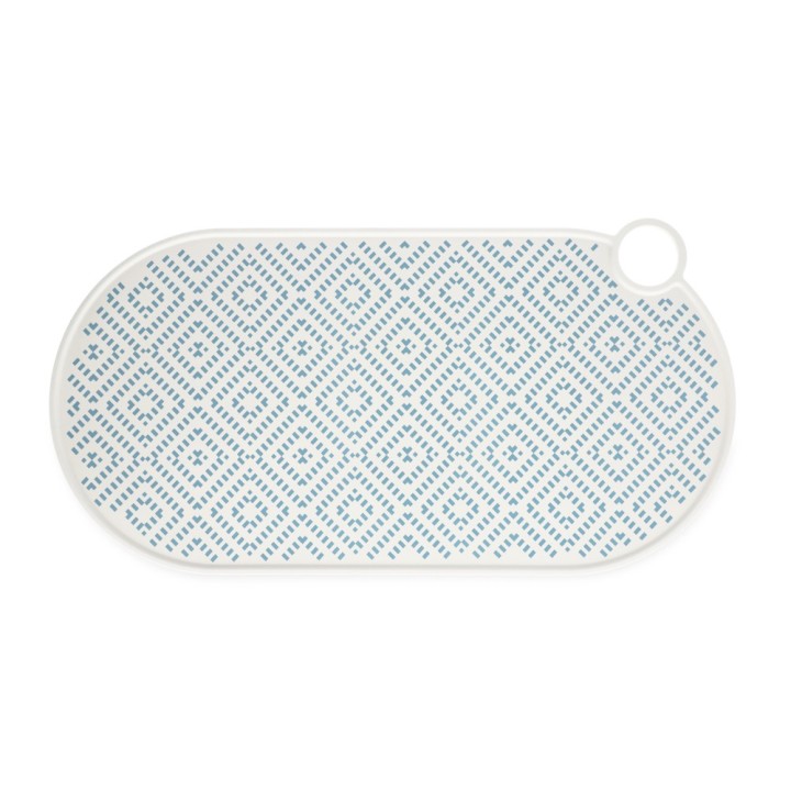 TIAKI Silikon Napfunterlage Grüne Raute - L 50 x B 25 cm