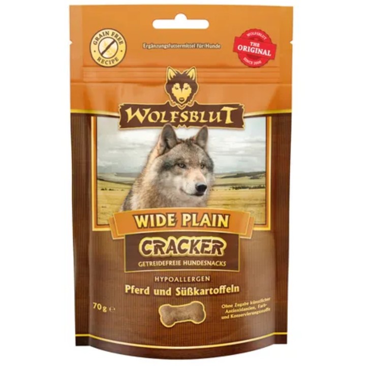 WOLFSBLUT Hundesnack Wide Plain Cracker - 70 g