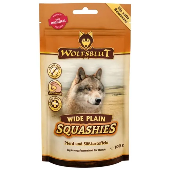 WOLFSBLUT Hundesnack Wide Plain Squashies - 100 g