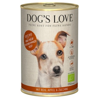 Dog´s Love Bio 6 x 400 g - Bio-Rind