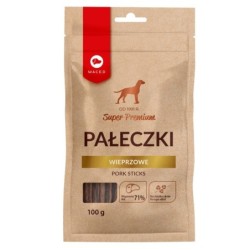 MACED Super Premium Hundekau-Sticks aus Schweinefleisch 100g