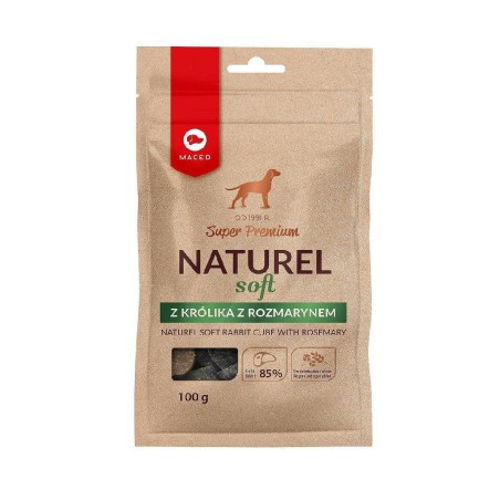 MACED Super Premium Naturel Soft Kaninchen und Rosmarin Hundeleckerli 100g