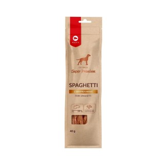 MACED Super Premium Spaghetti mit Schweinefleisch Hundeleckerli 40 g