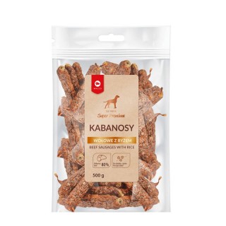 MACED Super Premium Rindfleisch Kabanosy mit Reis Ekonomy Pack 500 g