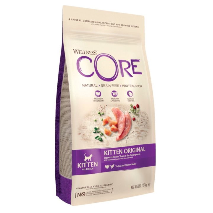 Wellness Core Kitten Truthahn & Lachs - 1,75 kg