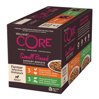 Wellness Core Savoury Medleys Small Breed - Farmer Selection (6 x 85 g)