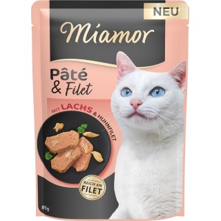 MIAMOR Pate and Filet with Salmon 85 g
