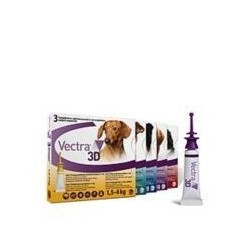Hunde Pflege für über 40 Kg gegen Flöhe Ceva Vectra 3d (x12)