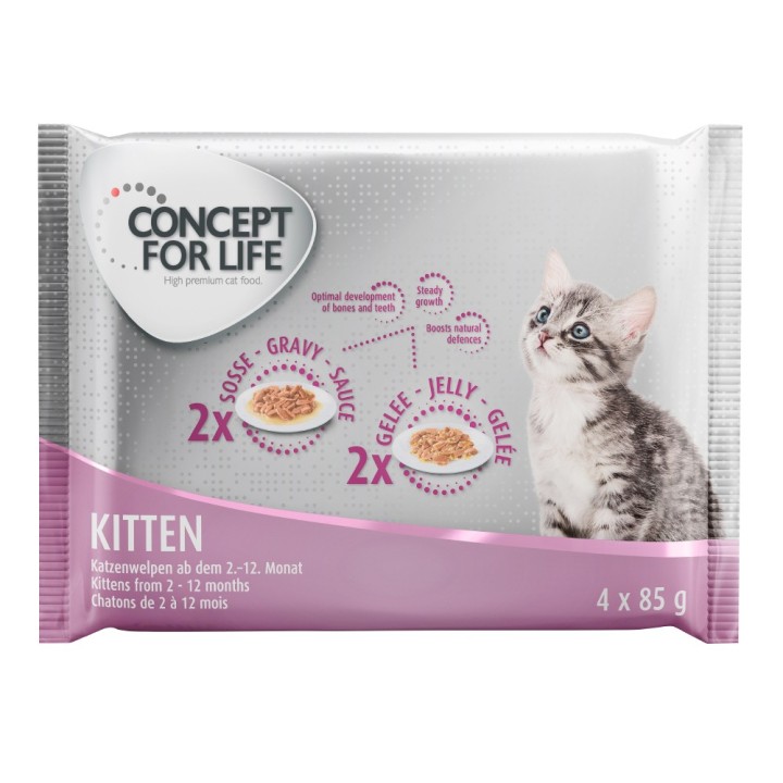Concept for Life Probierpaket 4 x 85 g - Kitten