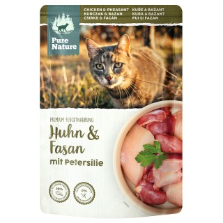 Pure Nature Feline 12 x 85 g - Huhn & Fasan