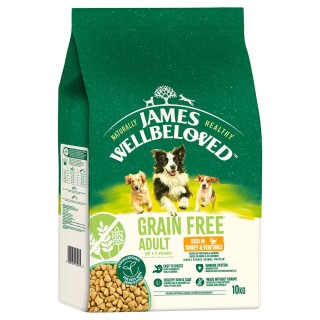 James Wellbeloved Grain Free Adult Dog Hypoallergenic Truthahn & Gemüse - 10 kg