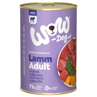 WOW Adult 6 x 400 g - Lamm