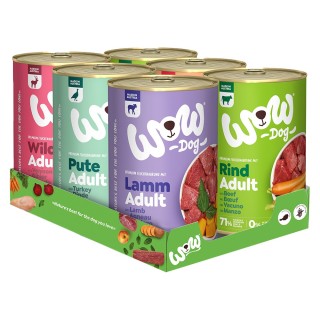 WOW Adult 6 x 400 g - Mixpaket (5 Sorten)