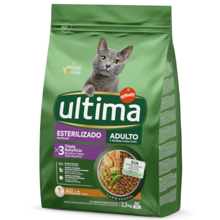 Ultima Cat Sterilized Adult Huhn - 2,5 kg