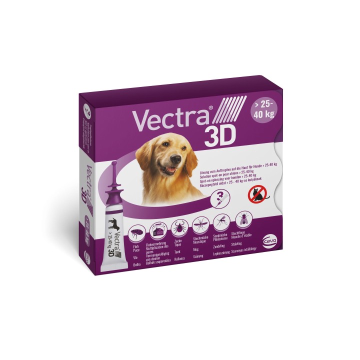 Antiparasit für Hunde Ceva Vectra 3D