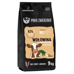 PAKA ZWIERZAKA Seventh Heaven Trockenfutter mit Rindfleisch und Karotten M 9kg