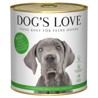 Dog´s Love Adult 6 x 800 g - Wild