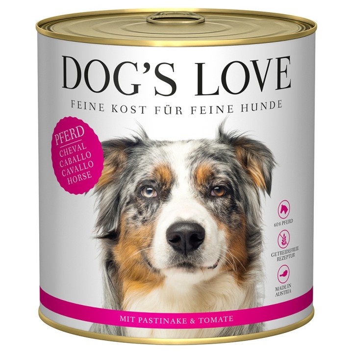 Dog´s Love Adult 6 x 800 g - Pferd
