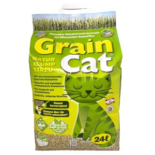 GrainCat Katzenstreu - 24 l (7 kg)