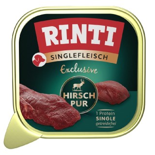 RINTI Singlefleisch Exclusive 10 x 150 g - Hirsch