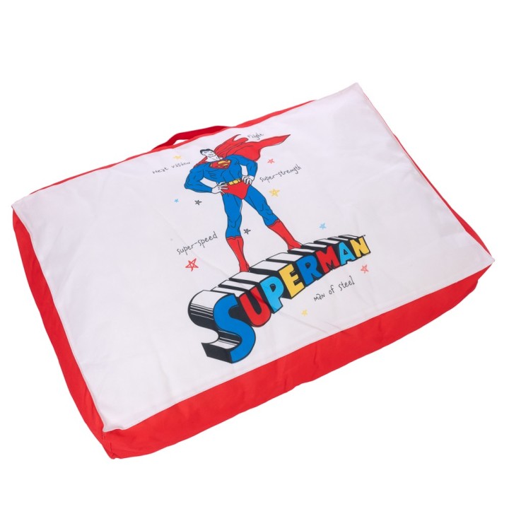 Hundematratze DC Superman - Größe L: L 115 x B 75 x H 15 cm